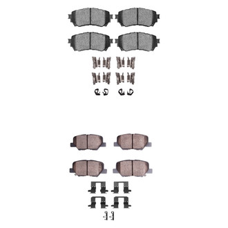 R1 Concepts® - Ceramic Front and Rear Brake Pad Set