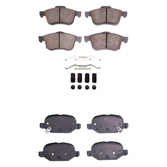 R1 Concepts® - Ceramic Front and Rear Brake Pad Set