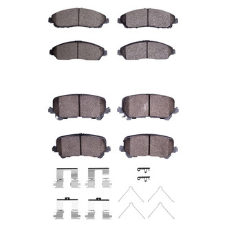 R1 Concepts® - Ceramic Front and Rear Brake Pad Set