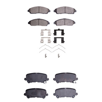 R1 Concepts® - Ceramic Front and Rear Brake Pad Set
