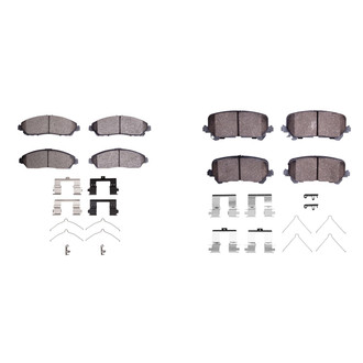 R1 Concepts® - Ceramic Front and Rear Brake Pad Set