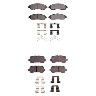 R1 Concepts® - Ceramic Front and Rear Brake Pad Set
