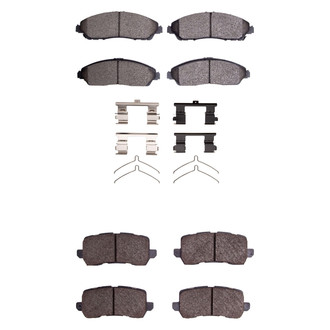 R1 Concepts® - Ceramic Front and Rear Brake Pad Set