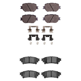 R1 Concepts® - Ceramic Front and Rear Brake Pad Set