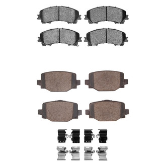 R1 Concepts® - Ceramic Front and Rear Brake Pad Set