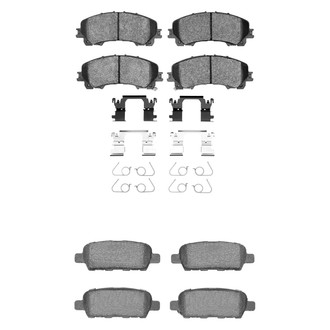 R1 Concepts® - Ceramic Front and Rear Brake Pad Set