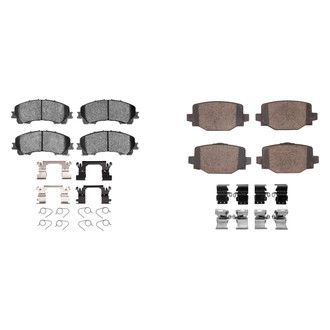 R1 Concepts® - Ceramic Front and Rear Brake Pad Set
