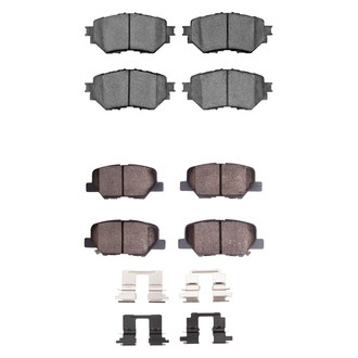 R1 Concepts® - Ceramic Front and Rear Brake Pad Set