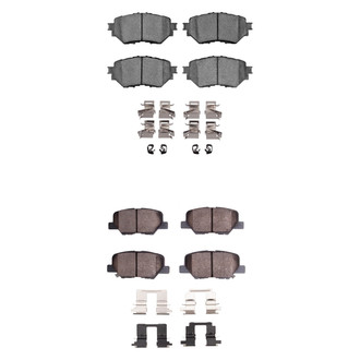 R1 Concepts® - Ceramic Front and Rear Brake Pad Set
