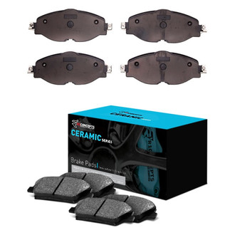 R1 Concepts® - Ceramic Front and Rear Brake Pad Set