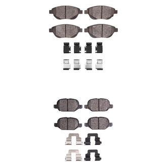 R1 Concepts® - Ceramic Front and Rear Brake Pad Set