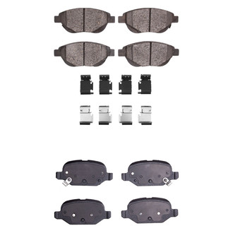 R1 Concepts® - Ceramic Front and Rear Brake Pad Set