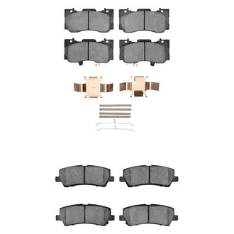 R1 Concepts® - Ceramic Front and Rear Brake Pad Set