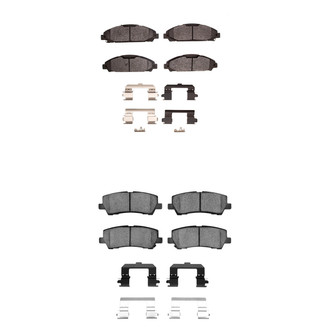 R1 Concepts® - Ceramic Front and Rear Brake Pad Set