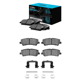 R1 Concepts® - Ceramic Front and Rear Brake Pad Set