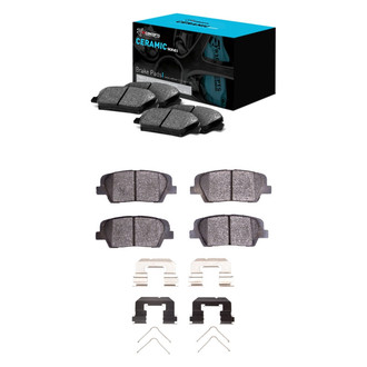 R1 Concepts® - Ceramic Front and Rear Brake Pad Set