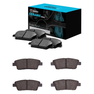 R1 Concepts® - Ceramic Front and Rear Brake Pad Set