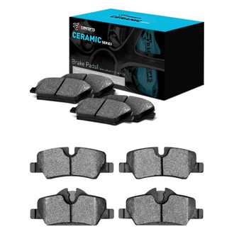 R1 Concepts® - Ceramic Front and Rear Brake Pad Set