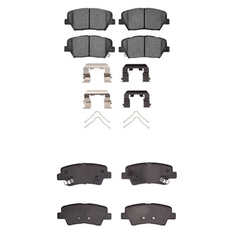 R1 Concepts® - Ceramic Front and Rear Brake Pad Set