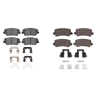 R1 Concepts® - Ceramic Front and Rear Brake Pad Set