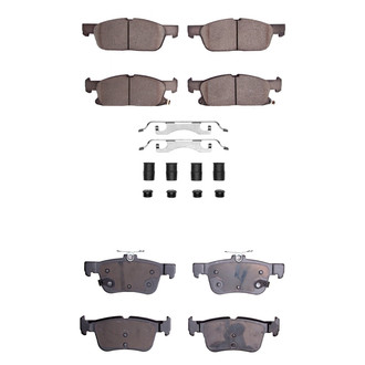 R1 Concepts® - Ceramic Front and Rear Brake Pad Set