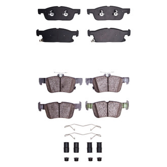 R1 Concepts® - Ceramic Front and Rear Brake Pad Set