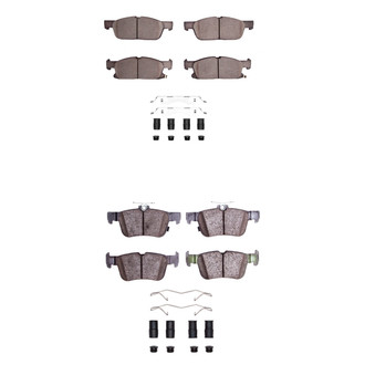 R1 Concepts® - Ceramic Front and Rear Brake Pad Set