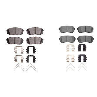 R1 Concepts® - Ceramic Front and Rear Brake Pad Set