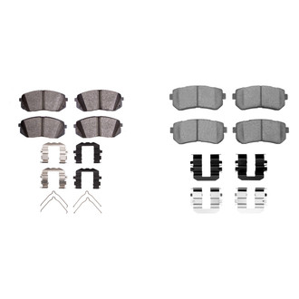 R1 Concepts® - Ceramic Front and Rear Brake Pad Set