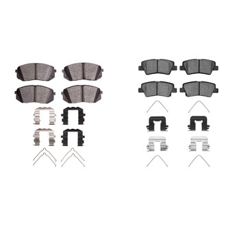 R1 Concepts® - Ceramic Front and Rear Brake Pad Set