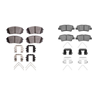 R1 Concepts® - Ceramic Front and Rear Brake Pad Set