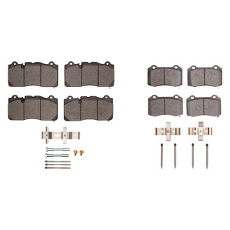 R1 Concepts® - Ceramic Front and Rear Brake Pad Set