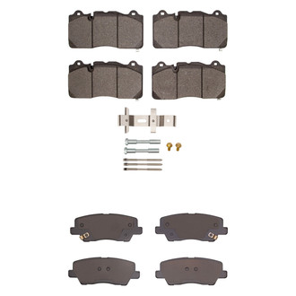 R1 Concepts® - Ceramic Front and Rear Brake Pad Set