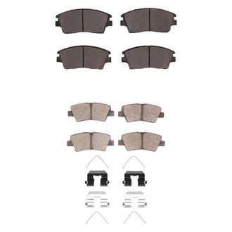 R1 Concepts® - Ceramic Front and Rear Brake Pad Set