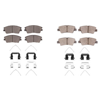 R1 Concepts® - Ceramic Front and Rear Brake Pad Set
