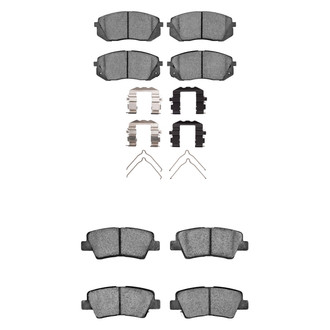 R1 Concepts® - Ceramic Front and Rear Brake Pad Set