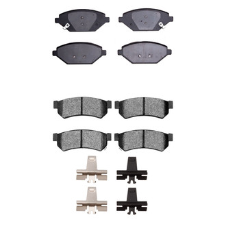 R1 Concepts® - Ceramic Front and Rear Brake Pad Set