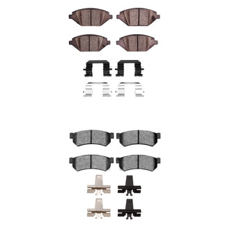 R1 Concepts® - Ceramic Front and Rear Brake Pad Set