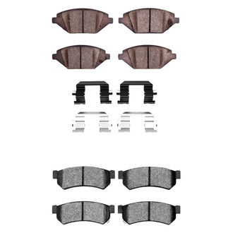 R1 Concepts® - Ceramic Front and Rear Brake Pad Set
