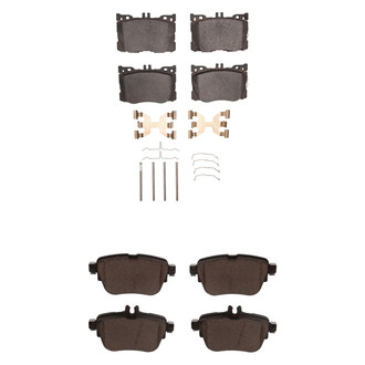 R1 Concepts® - Ceramic Front and Rear Brake Pad Set