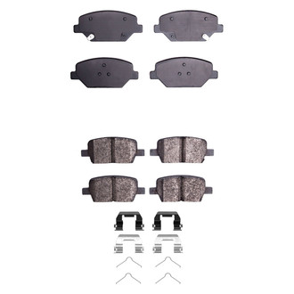 R1 Concepts® - Ceramic Front and Rear Brake Pad Set