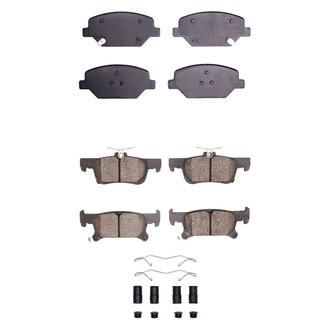 R1 Concepts® - Ceramic Front and Rear Brake Pad Set