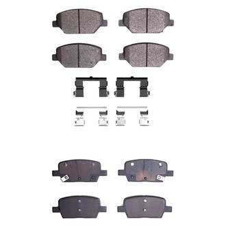 R1 Concepts® - Ceramic Front and Rear Brake Pad Set