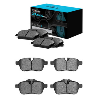 R1 Concepts® - Ceramic Front and Rear Brake Pad Set