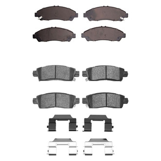 R1 Concepts® - Ceramic Front and Rear Brake Pad Set