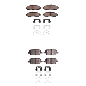 R1 Concepts® - Ceramic Front and Rear Brake Pad Set