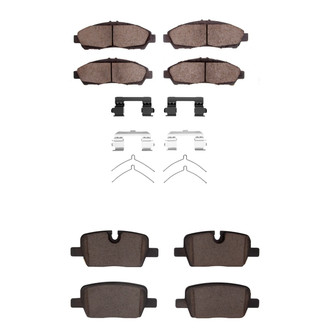 R1 Concepts® - Ceramic Front and Rear Brake Pad Set