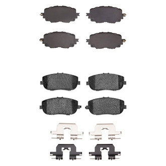 R1 Concepts® - Ceramic Front and Rear Brake Pad Set