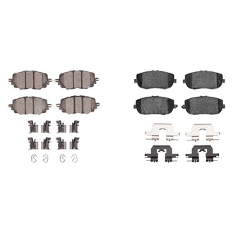R1 Concepts® - Ceramic Front and Rear Brake Pad Set