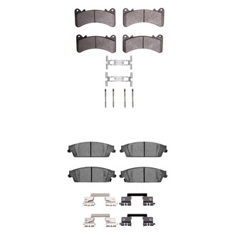 R1 Concepts® - Ceramic Front and Rear Brake Pad Set